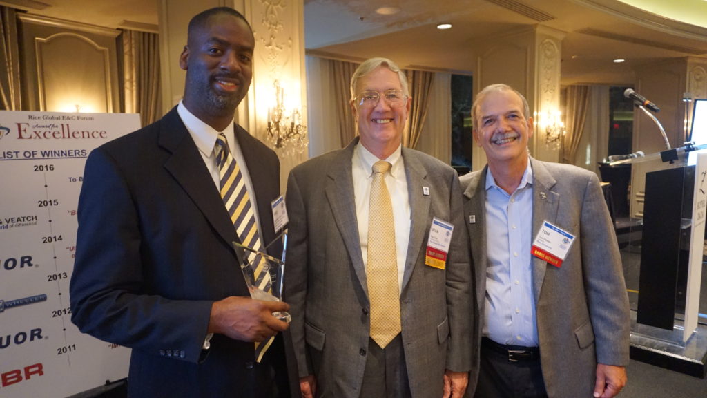 RCEL wins Rice Global E&C Forum 2016 Award for Excellence - Rice Center ...